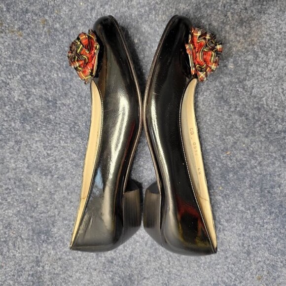 New - Salvatore Ferragamo Vintage Black Pumps Women Size 6.5 - Picture 8 of 16